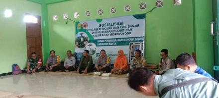 Sosialisasi EWS di Pedukuhan Karanggayam