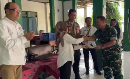 Peringatan Ulang Tahun Danramil Pleret Dirayakan Bersama Paskibra Pleret